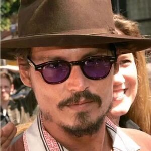 Johnny Depp Inspired Purple Sunglasses